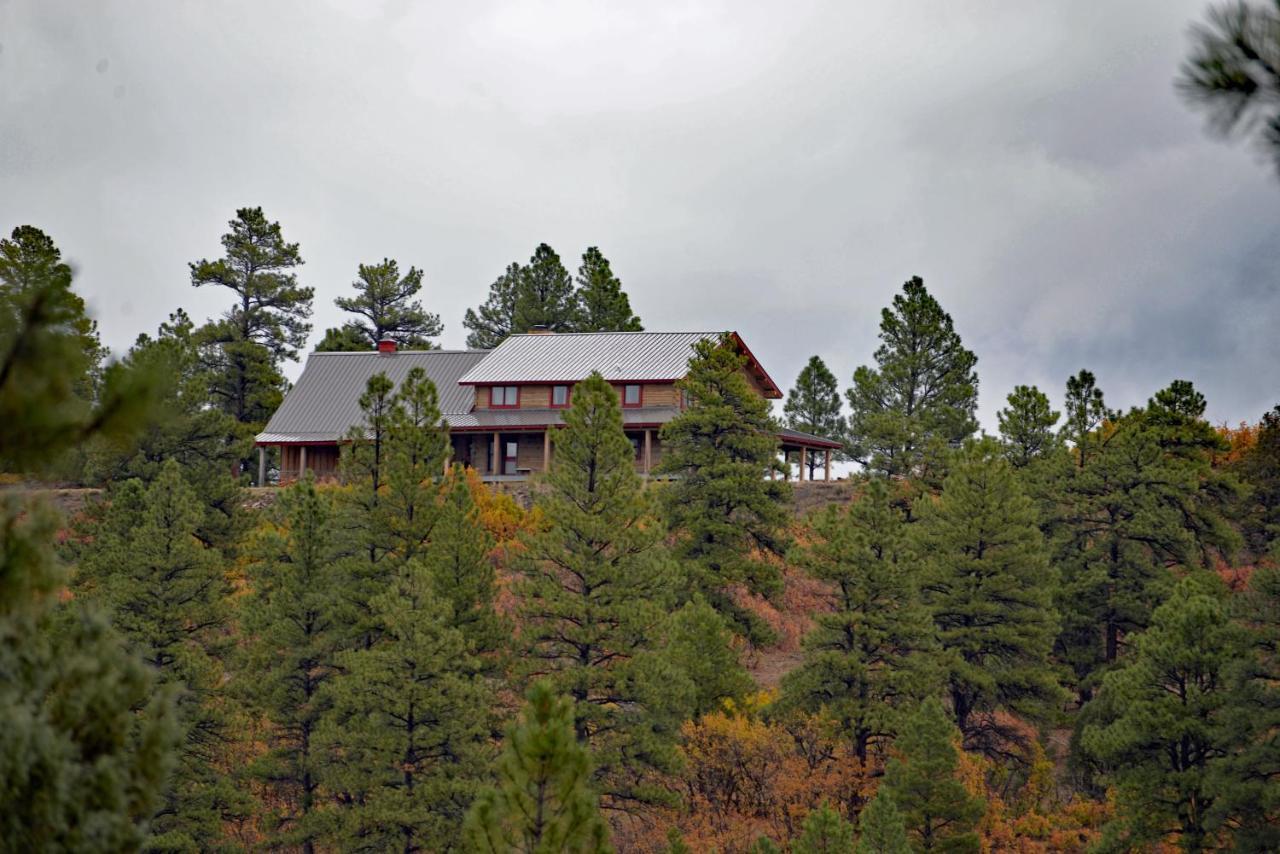 Beautiful Air-Conditioned Log Home With Great View Pagosa Springs Exterior photo